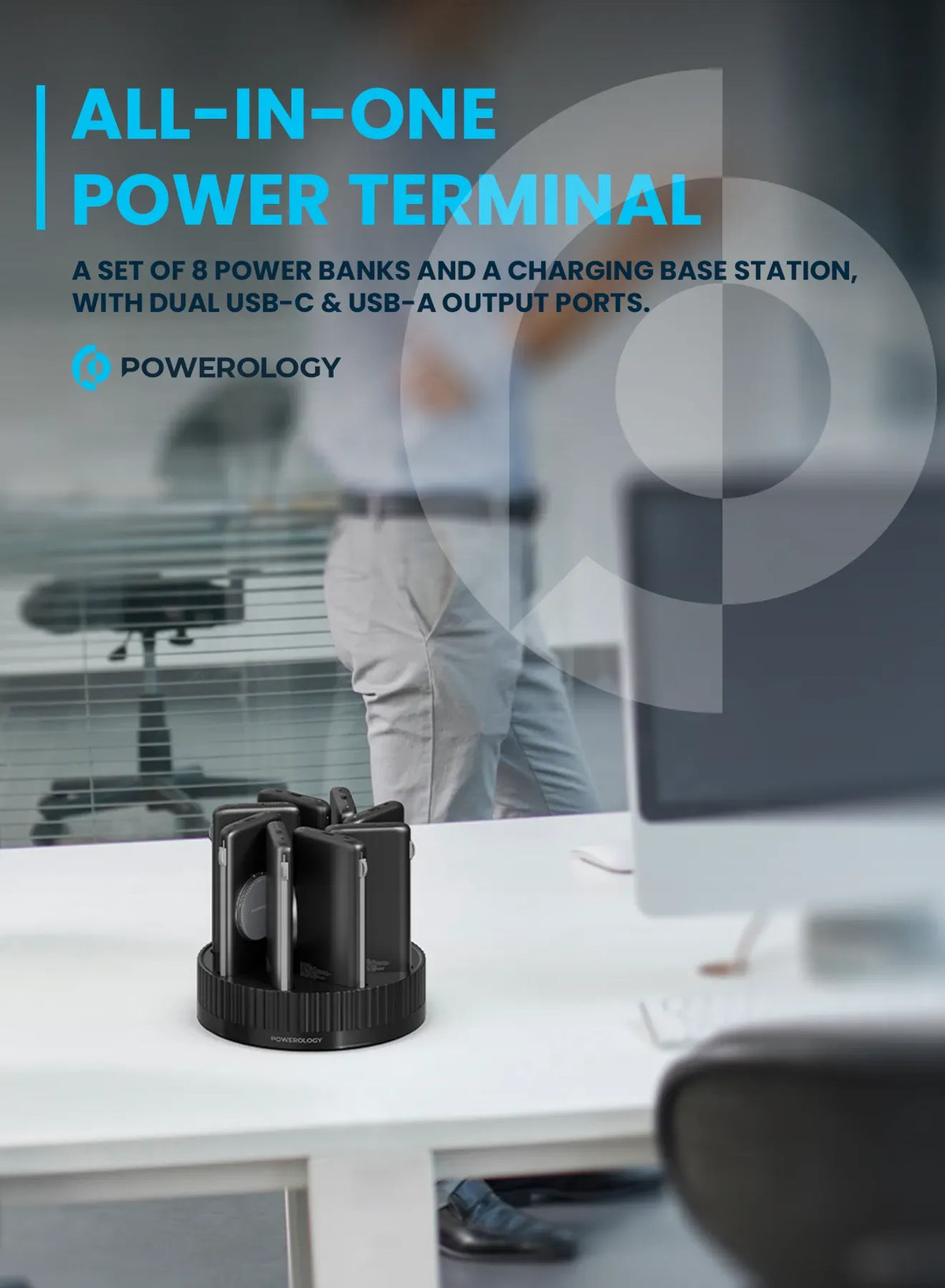 Powerology *810000 m Ah Power Bank Terminal - Black – image 5