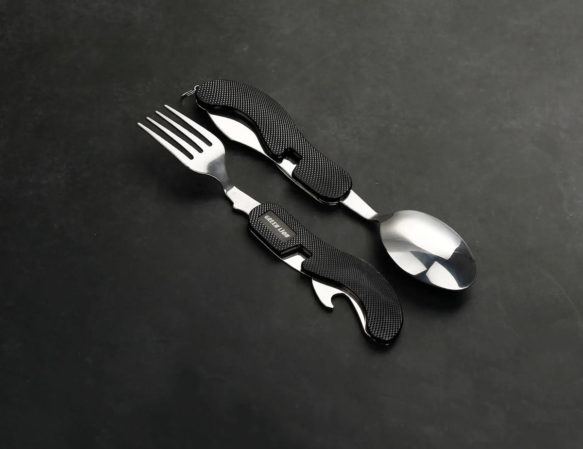 Green Lion 4 in 1 Cutlery Set Black – image 10