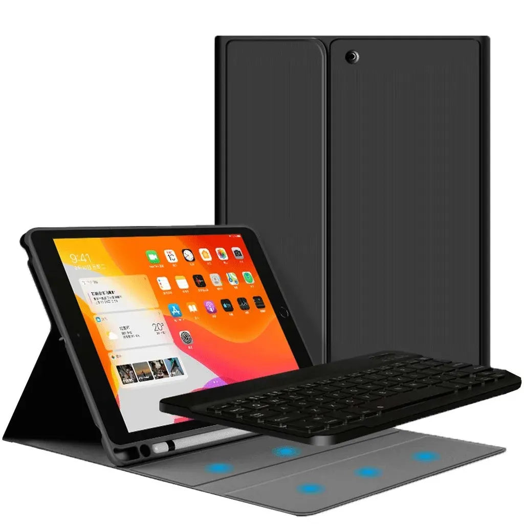 Green Lion Premium Leather Casewith Wireless Keyboard (English/Arabic) - Black – image 5