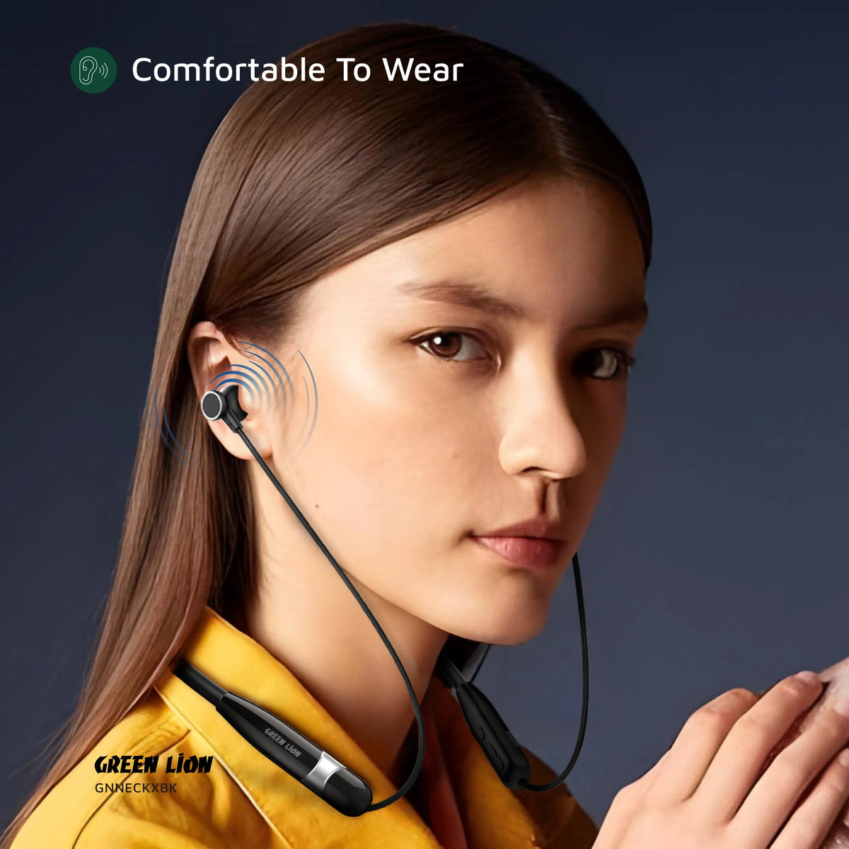 Green Lion Neck XWireless Neckband - Black – image 7
