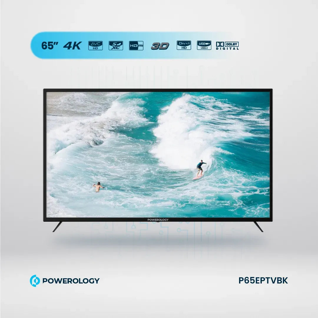 Powerology Break Proof Android Smart TV 65 Black – image 4