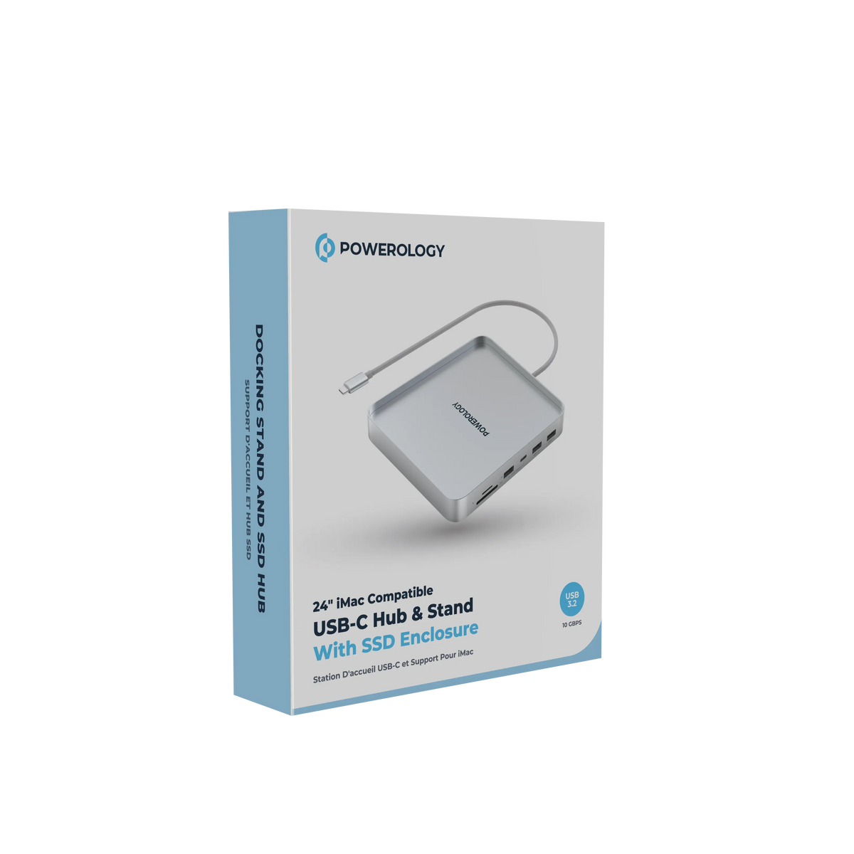 Powerology Imac 24 Inch USB C Dock with Ssd Enclosure 10gbps Gray – image 15