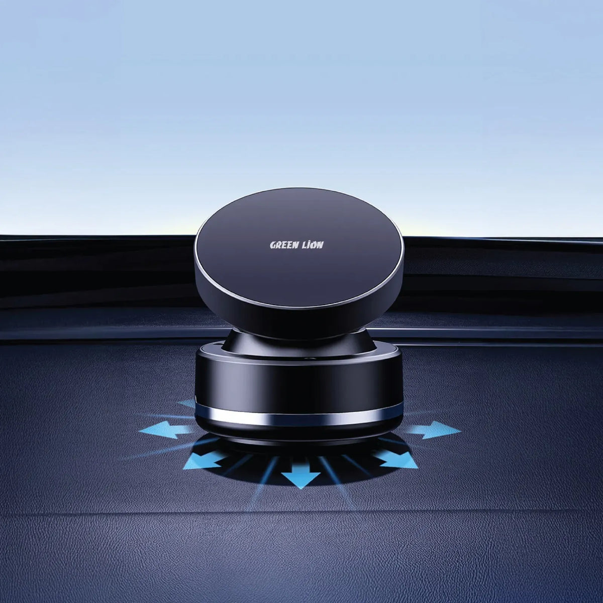 Green Lion Gx 33 Auto Suction Phone Holder Black – image 2