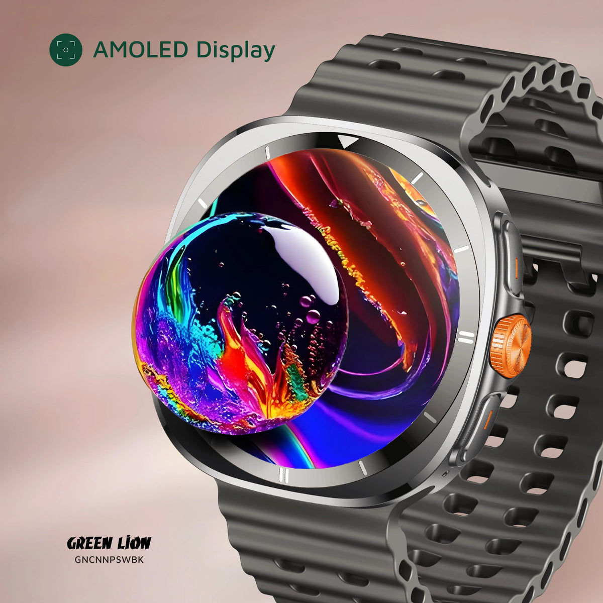 Green Lion Connect Pro Smart Watch - Black – image 6