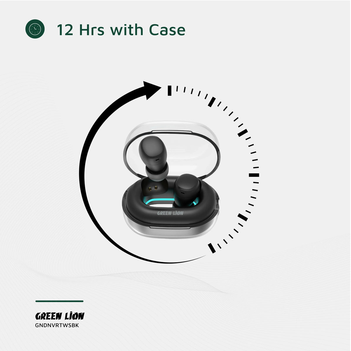 Green Lion Denver True Wireless Earbuds - Black – image 6