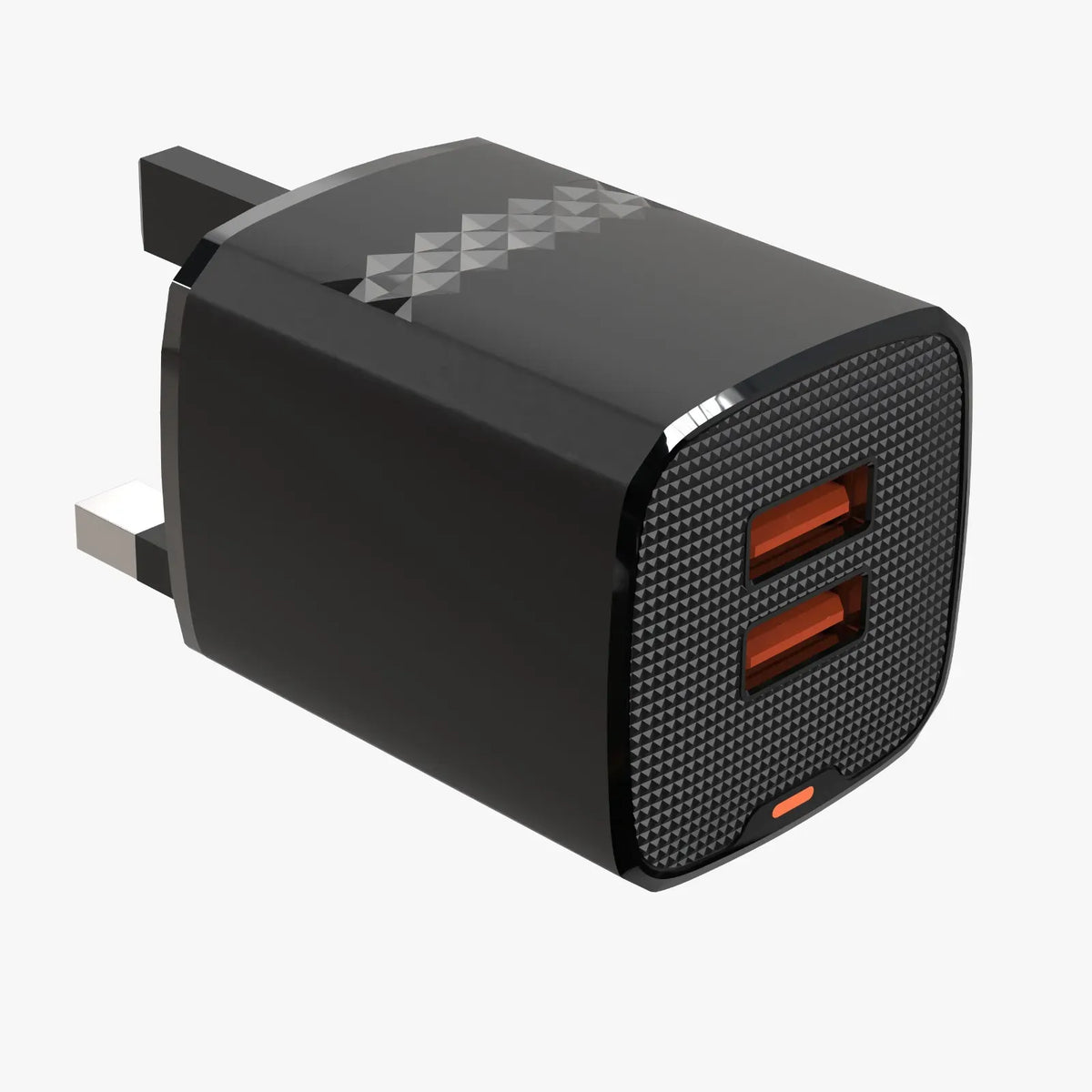 Green Lion Dual Port Wall Charger UKPlug 2 USB-A Port - Black – image 6