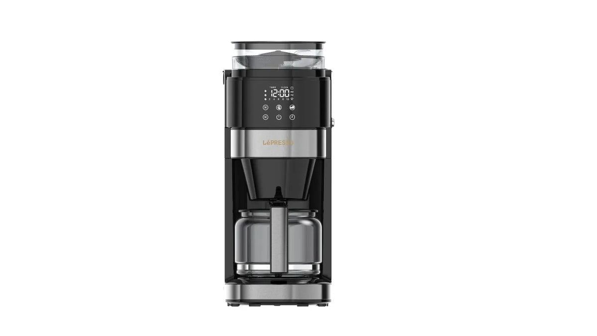 LePresso Coffee Brewer with Bean Grinder Black – image 6