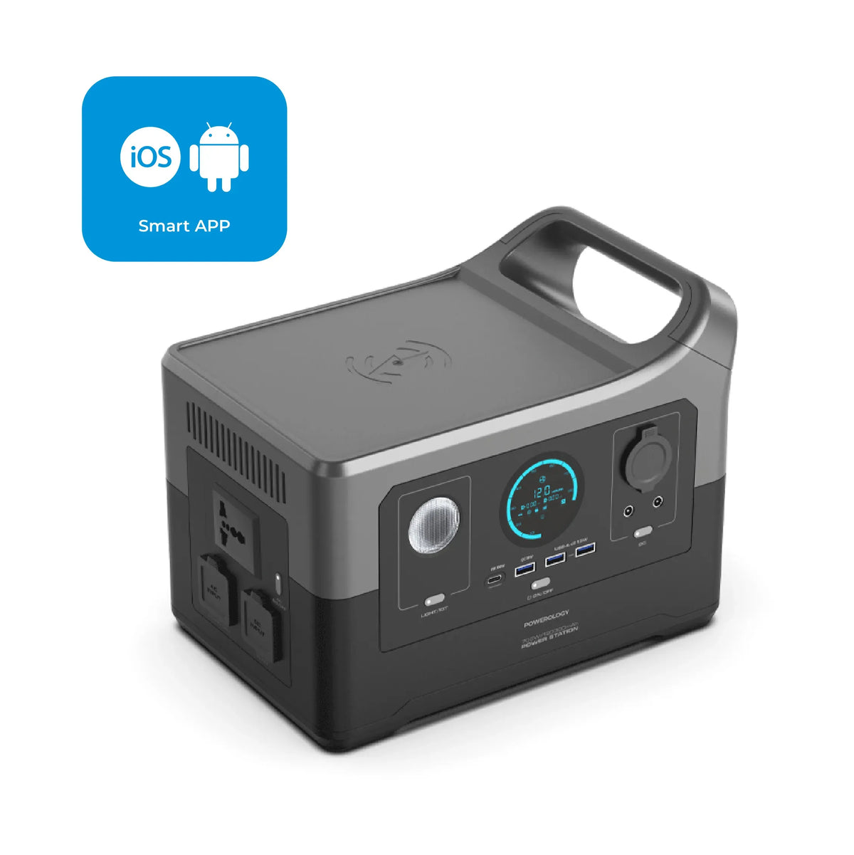 Bk Powerology Portable Power Generator Fast Charging with App 120000mAh 700w – image 13