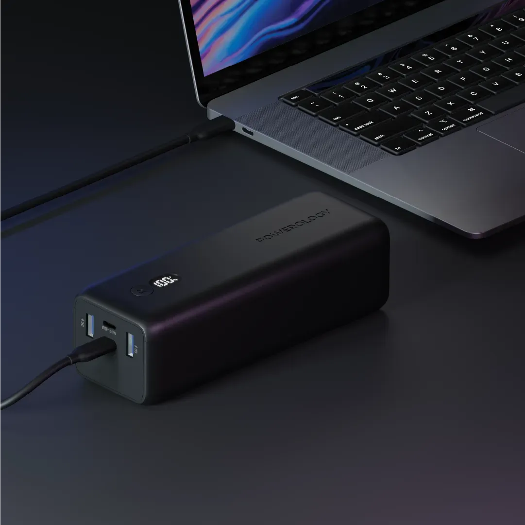 Powerology Onyx 30000mAh Dual USB C Power Bank – image 14