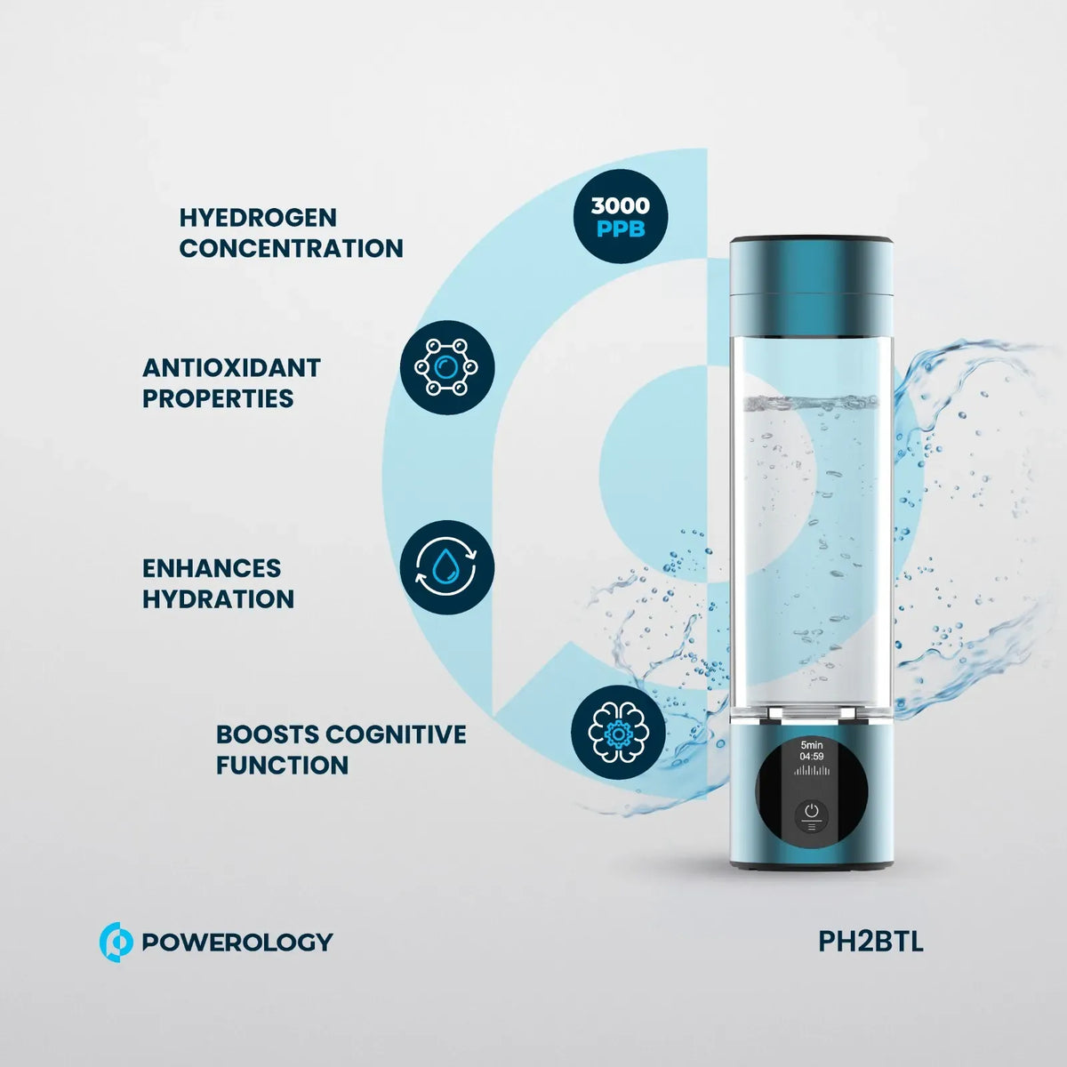 Powerology Hydrogen Reach Water Generator Blue – image 14