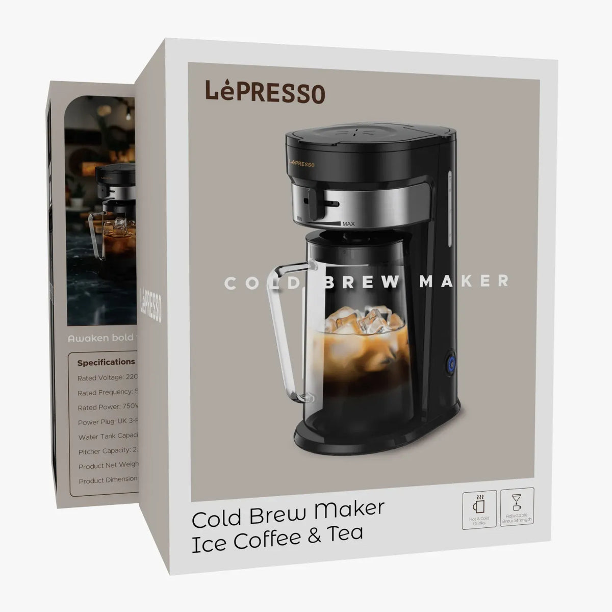 LePresso Cold Brew Machine Ice Coffee Tea Black – image 15