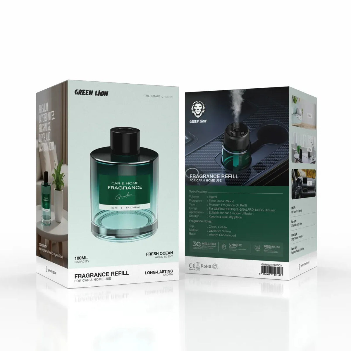 Green Lion Fragrance Refill for Green Lion Fragrance Diffuser Black – image 2