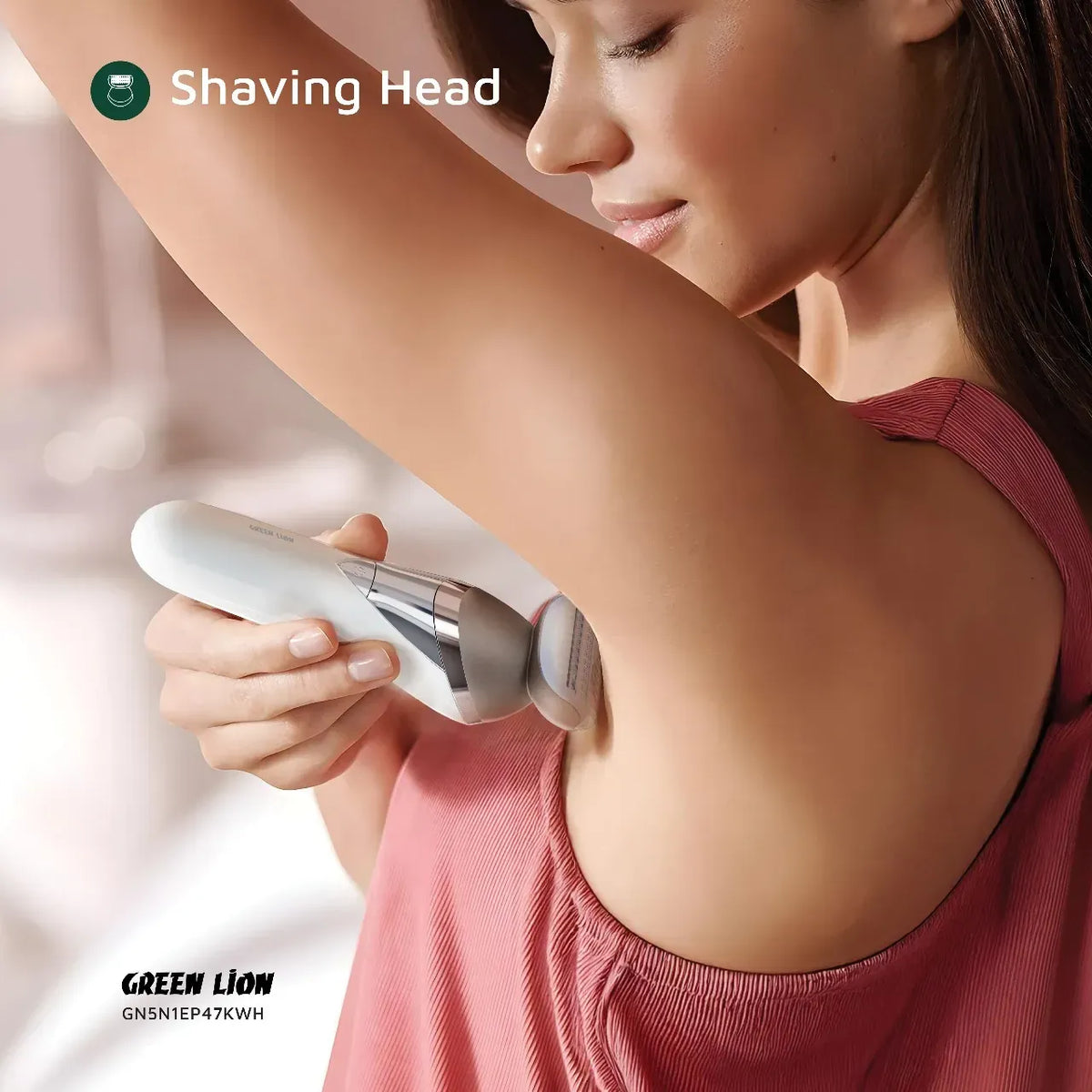 Green Lion 5 in 1 Cordless Epilator Kit White – image 11