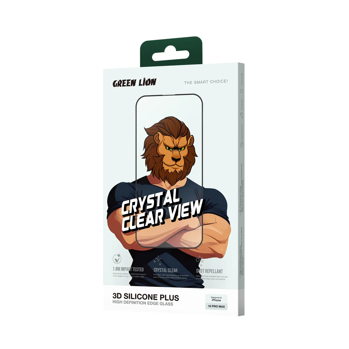 Green Lion 3 DSilicone Plus Screen Protector - Clear – image 5