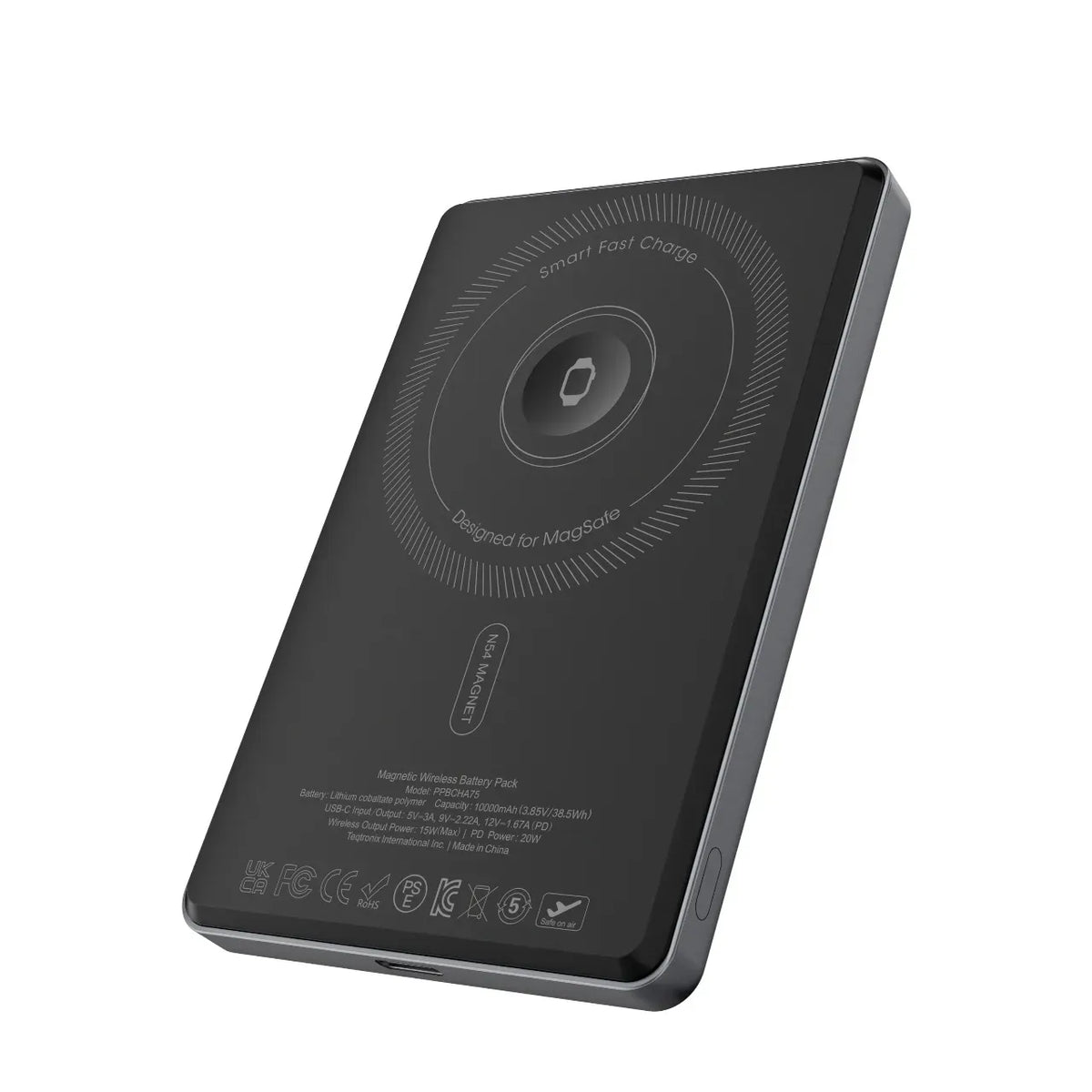 Powerology Mag Volt 10000 m Ah Magnetic Power Bank - Black – image 3