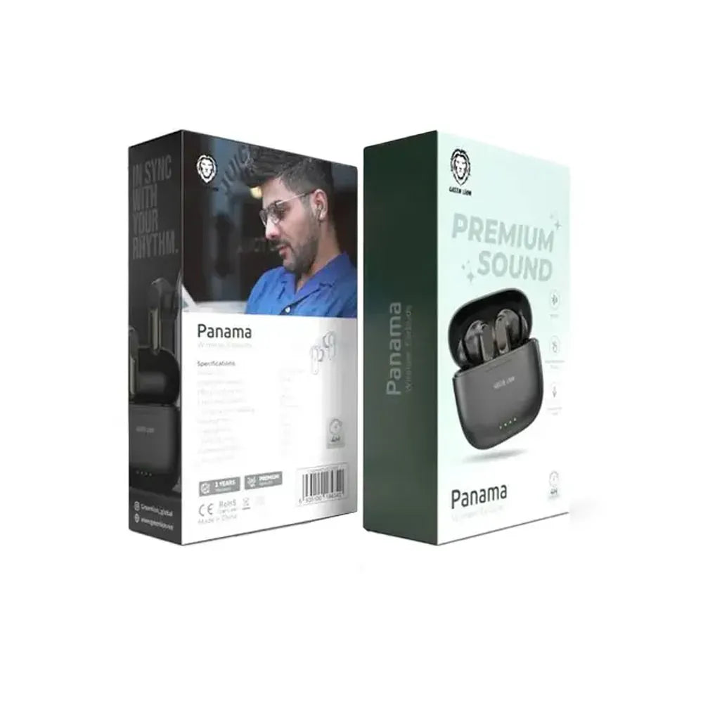 Green Lion Panama Wireless Earbuds - Black – image 2
