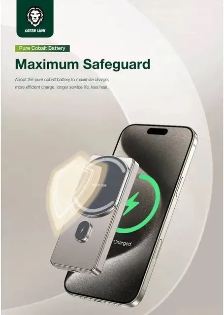 Green Lion 10000 m Ah Milton Power Bank - Titanium – image 12