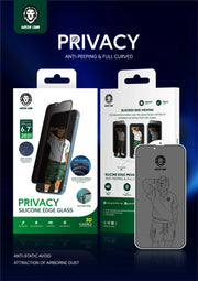 Green Lion 3 DSilicone Plus Screen Protector - Black Edge/Privacy