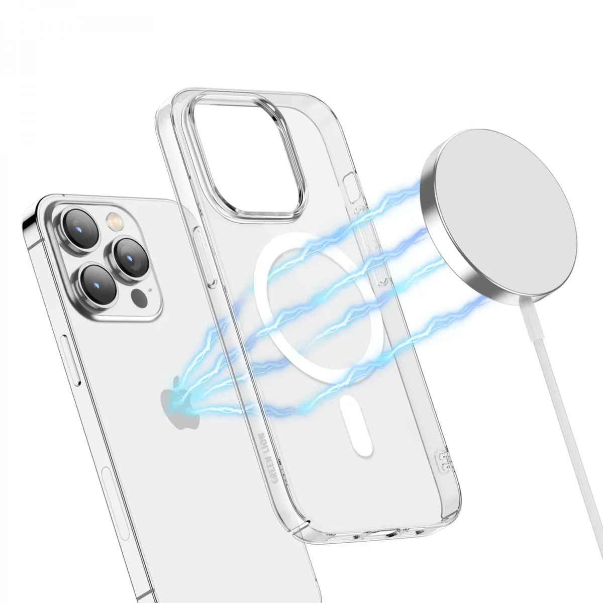 Green Lion Mag Safe Delgado Case - Clear – image 3