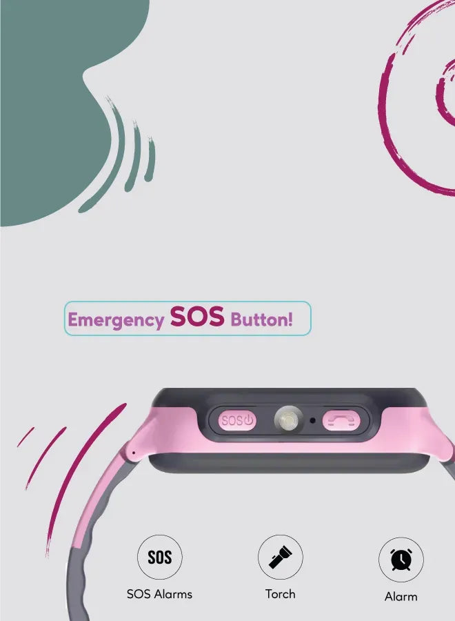 Green Lion Kids Smart Watch Series-1 - Pink – image 5