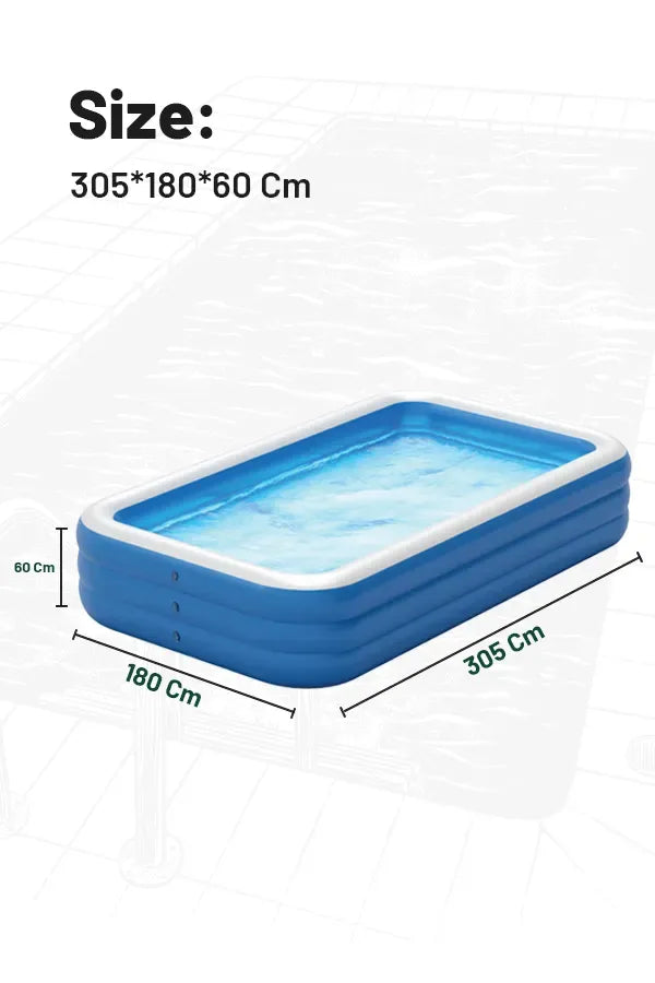Green Lion Inflatable Swimming Pool - Blue – image 2