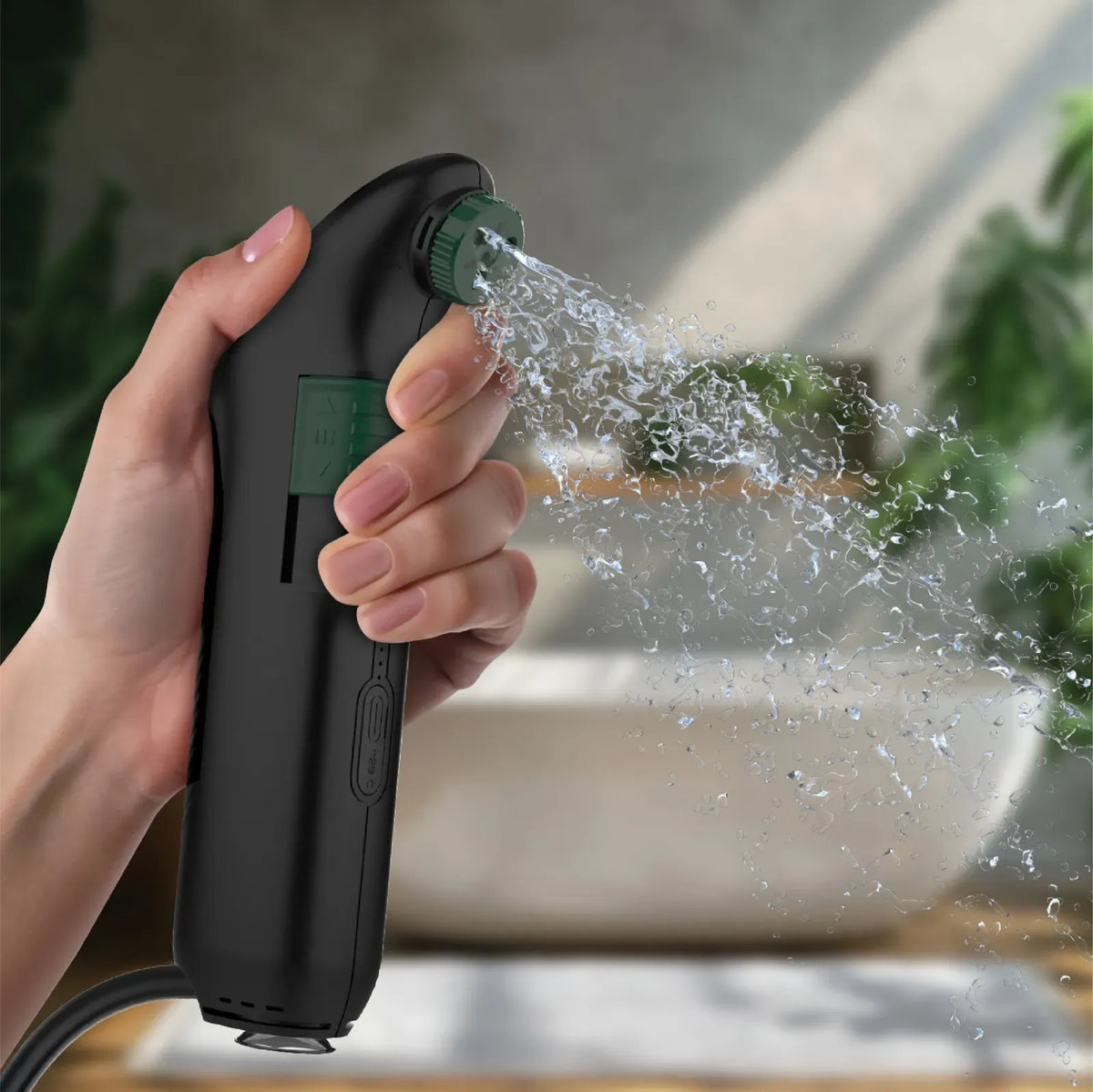 Green Lion Portable Travel Bidet Prowith Tank - Black – image 2