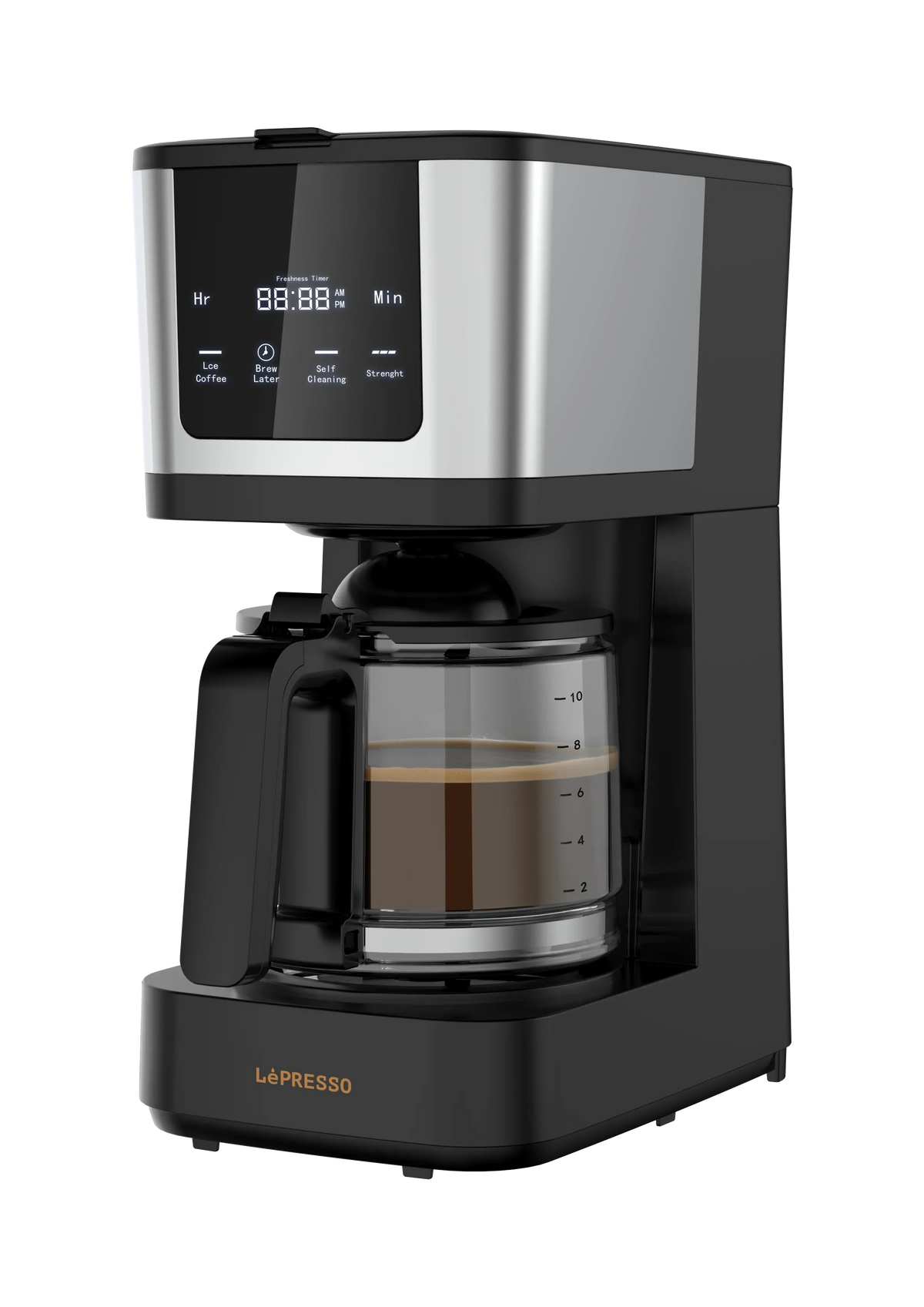 LePresso Rich Brew Coffee Machine Interactive Touch Display Black – image 5