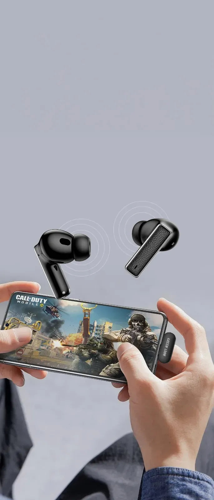 Green Lion River Plus True Wireless Earbuds - Black – image 7