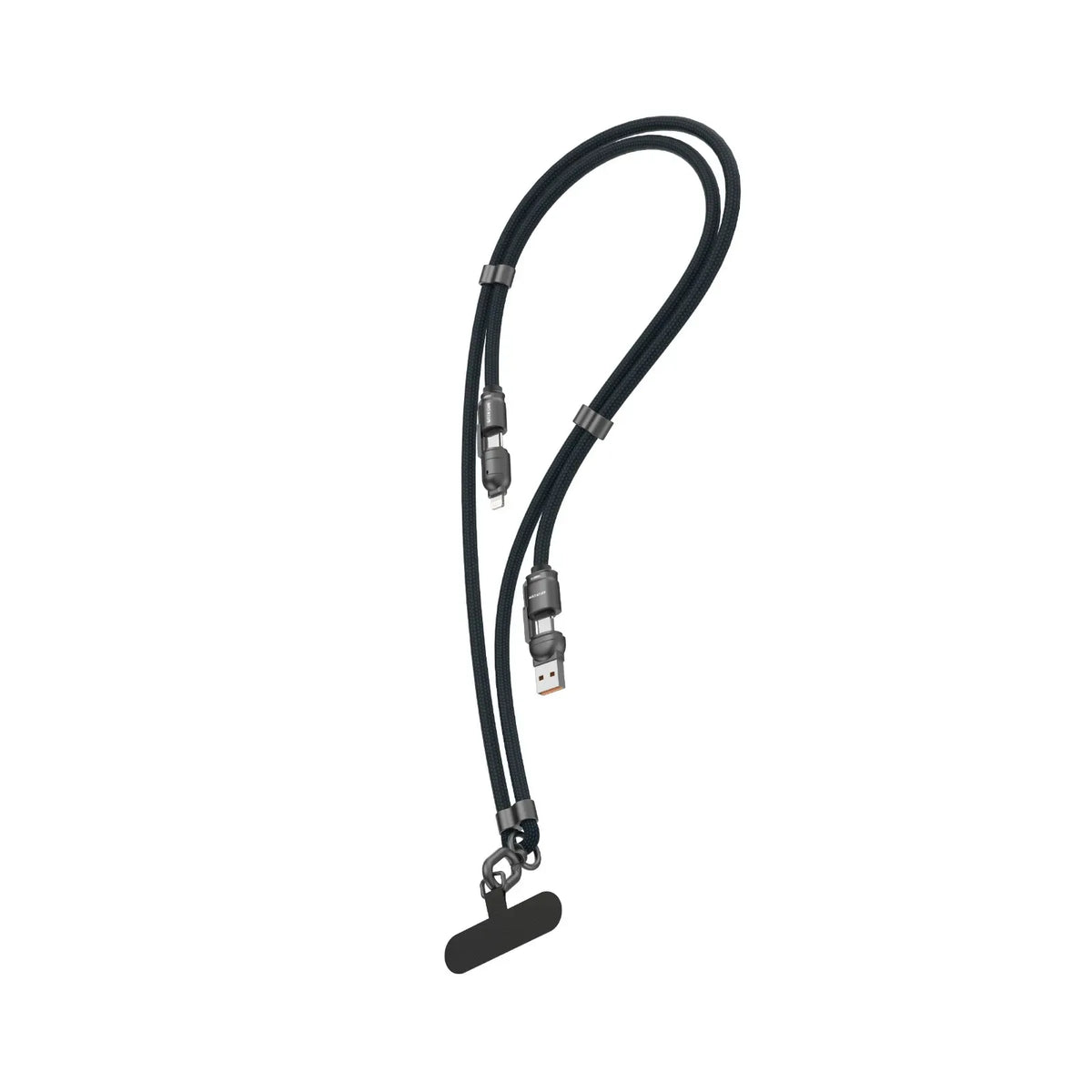Green Lion 4 in 1 Braided Lanyard Cable 1.5 M - Blue – image 2